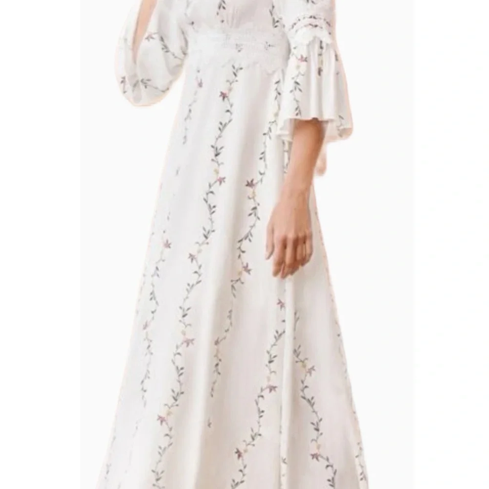 $8~SHEIN White BOHO Dress~NWOT~Size M. $8 WHEN BUNDLED WITH 3 OR MORE - Picture 4 of 11